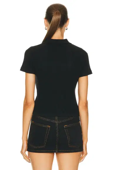 Guest In Residence Shrunken Polo Top | Thumbnail 3