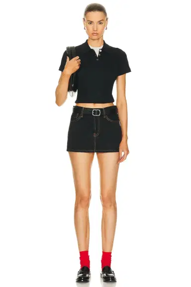 Guest In Residence Shrunken Polo Top | Thumbnail 4