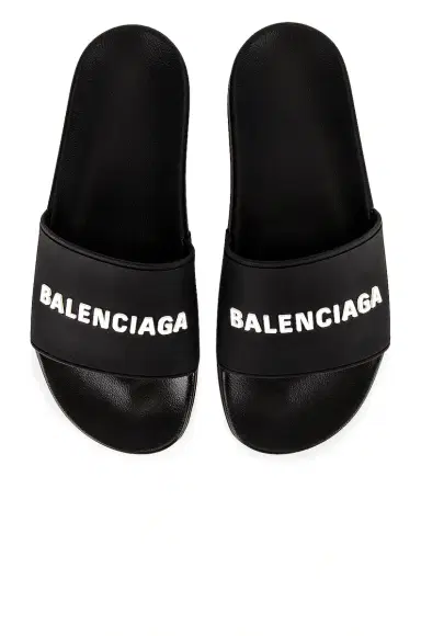 Balenciaga Logo Pool Slide | Thumbnail 4 Balenciaga Logo Pool Slide | Thumbnail 4