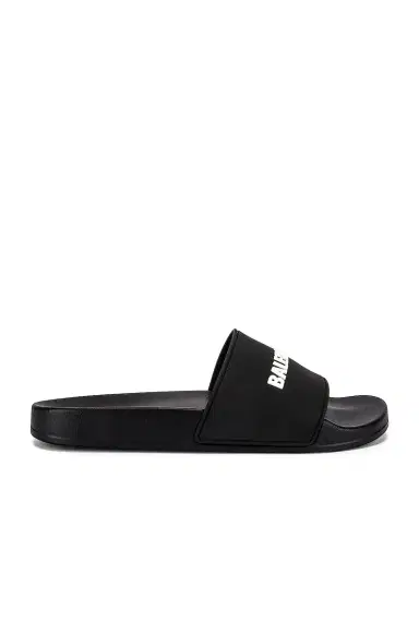 Balenciaga Logo Pool Slide | Thumbnail 1 Balenciaga Logo Pool Slide | Thumbnail 1
