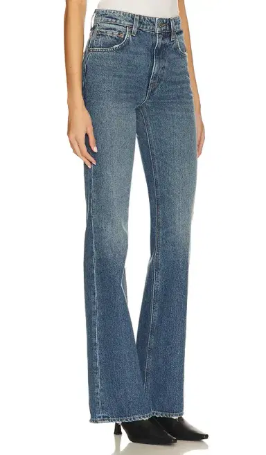 GRLFRND Melanie Petite High Rise Boot Cut Jeans | Thumbnail 2