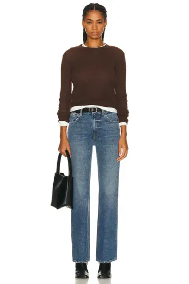 GRLFRND Melanie Petite High Rise Boot Cut Jeans | Thumbnail 6