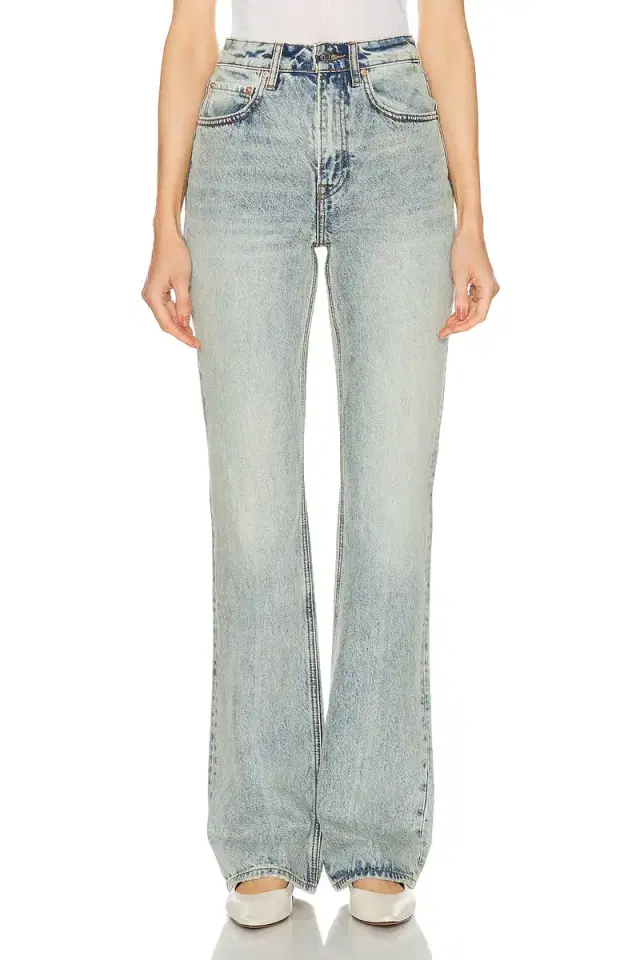 GRLFRND Melanie High Rise Boot Cut Jeans