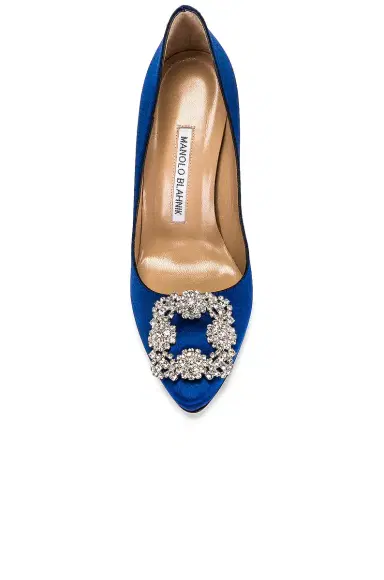 Manolo Blahnik Hangisi 105 Satin Heel | Thumbnail 4 Manolo Blahnik Hangisi 105 Satin Heel | Thumbnail 4