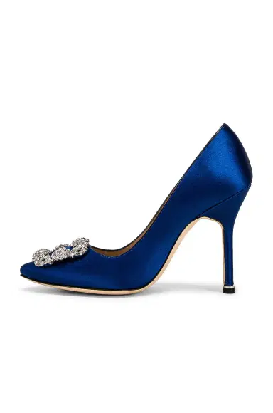 Manolo Blahnik Hangisi 105 Satin Heel | Thumbnail 5 Manolo Blahnik Hangisi 105 Satin Heel | Thumbnail 5