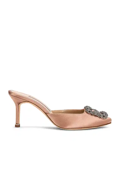 Manolo Blahnik Hangisimu 70 Mule | Thumbnail 1 Manolo Blahnik Hangisimu 70 Mule | Thumbnail 1