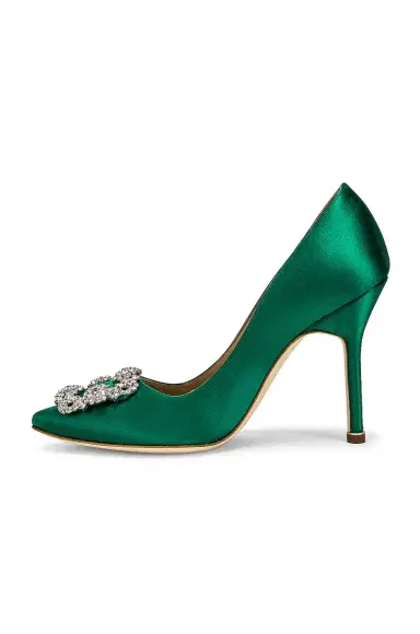 Manolo Blahnik Hangisi 105 Satin Heel | Thumbnail 5 Manolo Blahnik Hangisi 105 Satin Heel | Thumbnail 5