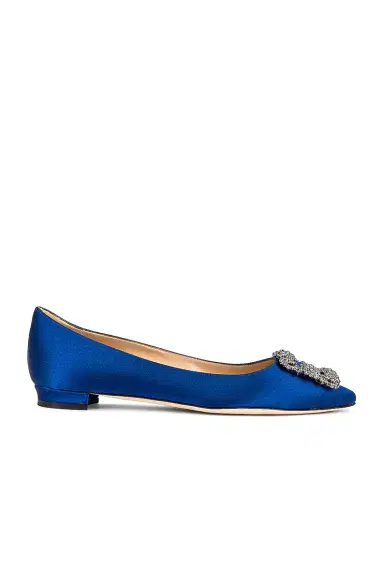 Manolo Blahnik Hangisi Flat | Thumbnail 1 Manolo Blahnik Hangisi Flat | Thumbnail 1