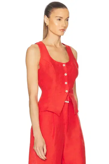 Matthew Bruch Scoop Neck Vest | Thumbnail 2