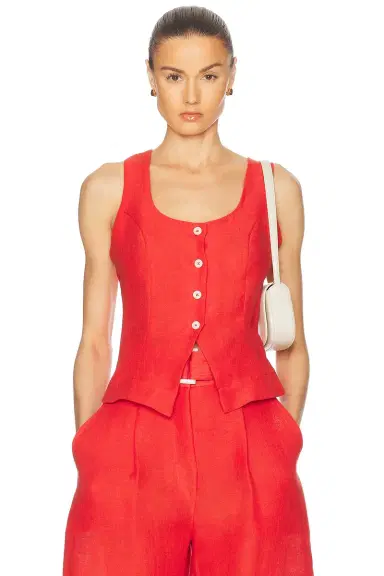 Matthew Bruch Scoop Neck Vest | Thumbnail 1