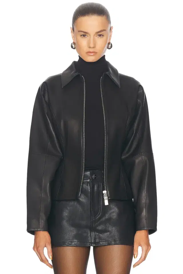The Sei Fitted Leather Jacket