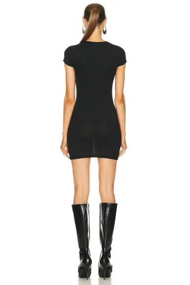 Alexander Wang Short Sleeve Crewneck Dress | Thumbnail 3 Alexander Wang Short Sleeve Crewneck Dress | Thumbnail 3