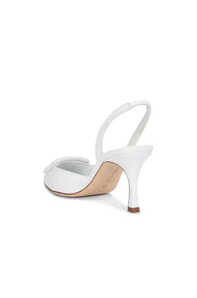 Manolo Blahnik Maysli 70 Nappa Slingback | Thumbnail 3 Manolo Blahnik Maysli 70 Nappa Slingback | Thumbnail 3