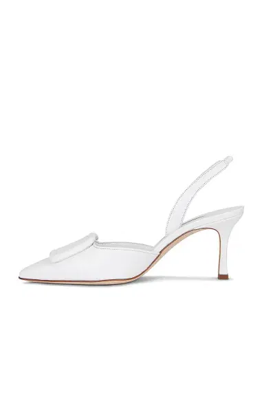 Manolo Blahnik Maysli 70 Nappa Slingback | Thumbnail 5 Manolo Blahnik Maysli 70 Nappa Slingback | Thumbnail 5