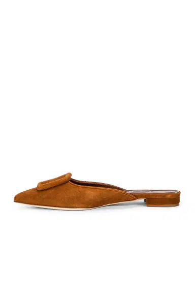 Manolo Blahnik Maysale 10 Suede Mule | Thumbnail 5