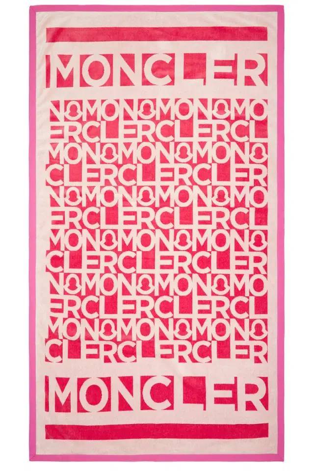 Moncler Logo Print Towel
