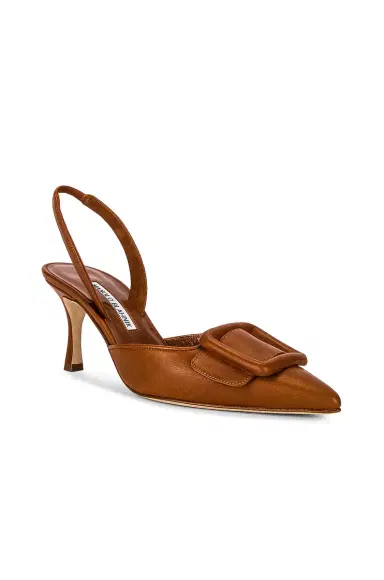 Manolo Blahnik Maysli 70 Nappa Slingback | Thumbnail 2 Manolo Blahnik Maysli 70 Nappa Slingback | Thumbnail 2