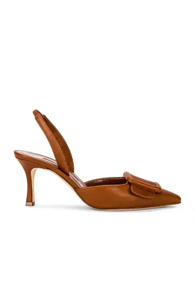 Manolo Blahnik Maysli 70 Nappa Slingback | Thumbnail 1 Manolo Blahnik Maysli 70 Nappa Slingback | Thumbnail 1