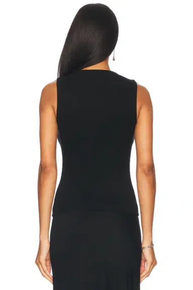 ENZA COSTA Silk Knit Sleeveless Boatneck Top | Thumbnail 3 ENZA COSTA Silk Knit Sleeveless Boatneck Top | Thumbnail 3