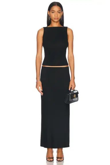 ENZA COSTA Silk Knit Sleeveless Boatneck Top | Thumbnail 4 ENZA COSTA Silk Knit Sleeveless Boatneck Top | Thumbnail 4