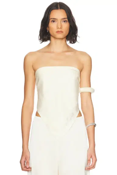 ENZA COSTA Fluid Twill Scarf Top | Thumbnail 1