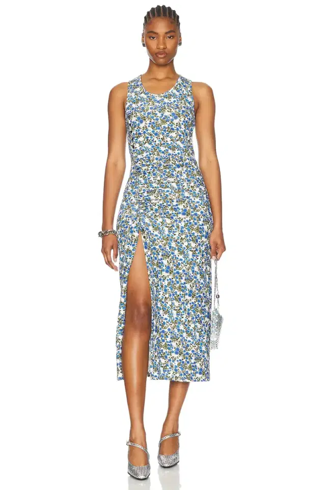 RABANNE Sleeveless Midi Dress