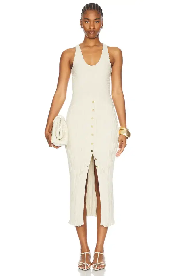 RABANNE Knitted Sleeveless Dress