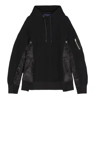 Sacai Sponge Sweat x MA-1 Hoodie | Thumbnail 1 Sacai Sponge Sweat x MA-1 Hoodie | Thumbnail 1