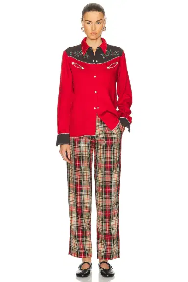 BODE Truro Plaid Trouscer | Thumbnail 4