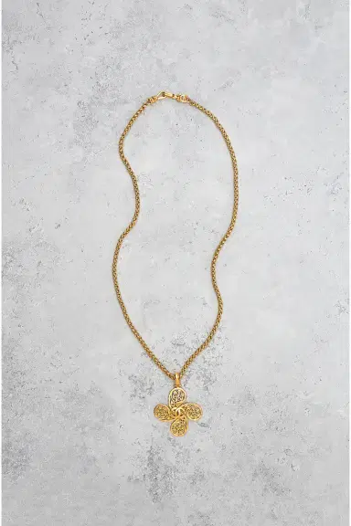 Chanel Chanel CC Swirl Cross Necklace | Thumbnail 2 Chanel Chanel CC Swirl Cross Necklace | Thumbnail 2