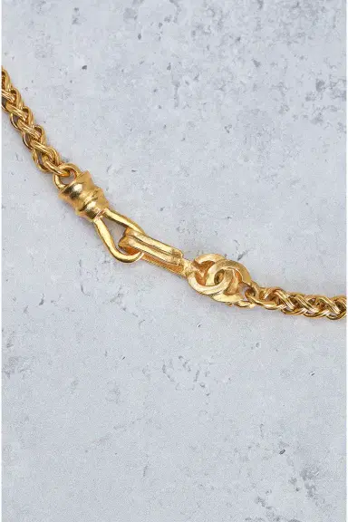 Chanel Chanel CC Swirl Cross Necklace | Thumbnail 5 Chanel Chanel CC Swirl Cross Necklace | Thumbnail 5
