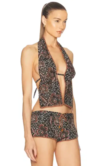 Akoia Swim Batik Crochet Top | Thumbnail 2