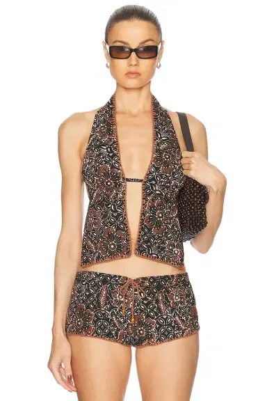 Akoia Swim Batik Crochet Top | Thumbnail 1