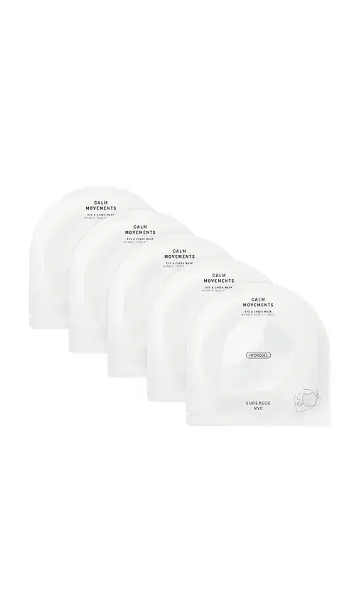 Superegg Calm Movements Eye & Cheek Mask Pack Of 5