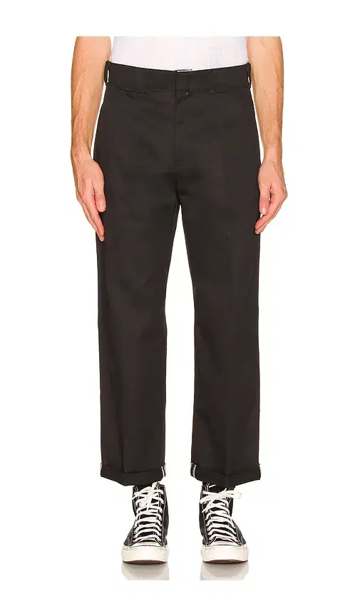Regular Fit Cuffed Straight Leg Pant