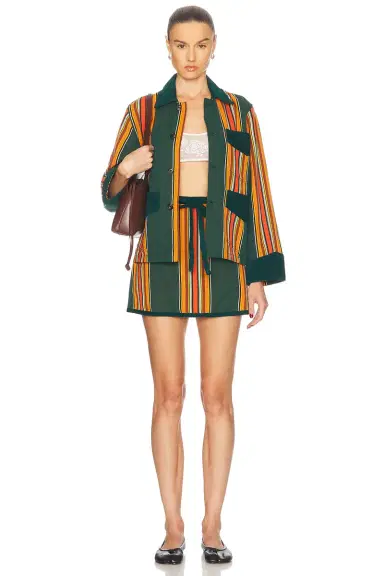 BODE Parakeet Stripe Skirt | Thumbnail 5 BODE Parakeet Stripe Skirt | Thumbnail 5