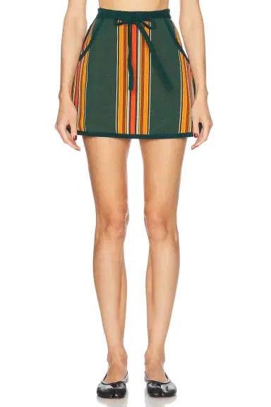 BODE Parakeet Stripe Skirt | Thumbnail 1 BODE Parakeet Stripe Skirt | Thumbnail 1