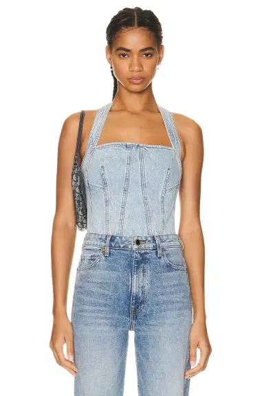 GRLFRND Tianna Halter Bustier | Thumbnail 3
