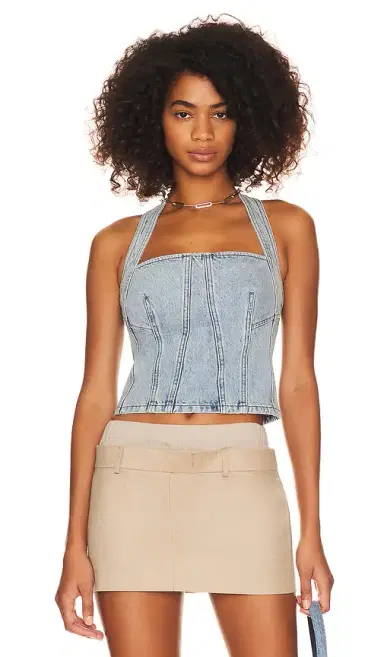 GRLFRND Tianna Halter Bustier | Thumbnail 1