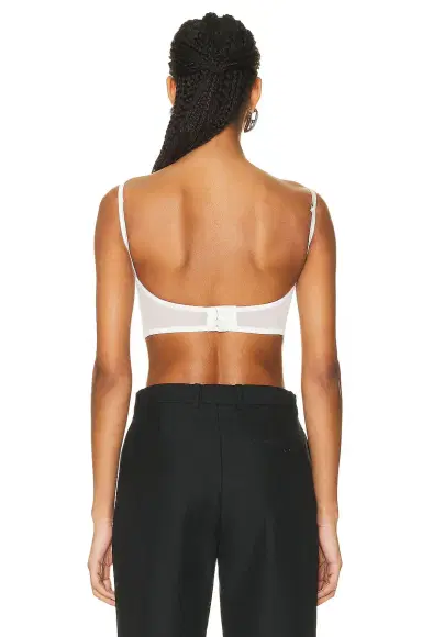 fleur du mal Bella Embroidery Open Back Bustier | Thumbnail 3