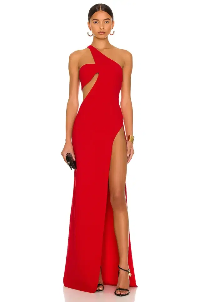 MONOT One Shoulder Cut Out Gown