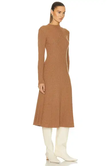 Moncler Long Sleeve Midi Dress | Thumbnail 2