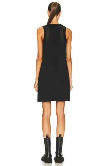 Moncler Matt Black Sleeveless Dress | Thumbnail 4 Moncler Matt Black Sleeveless Dress | Thumbnail 4