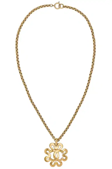 Chanel Chanel 1995 CC Flower Necklace | Thumbnail 1 Chanel Chanel 1995 CC Flower Necklace | Thumbnail 1