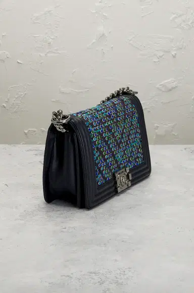 Chanel Chanel Tweed Boy Bag | Thumbnail 4 Chanel Chanel Tweed Boy Bag | Thumbnail 4