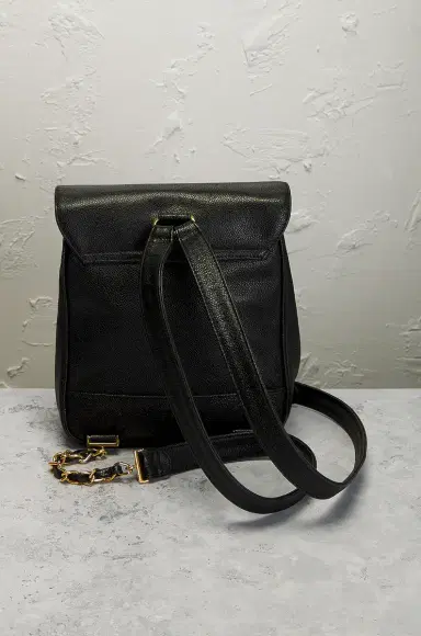 Chanel Chanel Caviar Vintage Triple CC Backpack | Thumbnail 3