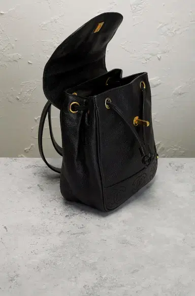 Chanel Chanel Caviar Vintage Triple CC Backpack | Thumbnail 5