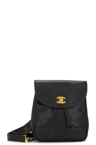 Chanel Chanel Caviar Vintage Triple CC Backpack | Thumbnail 1