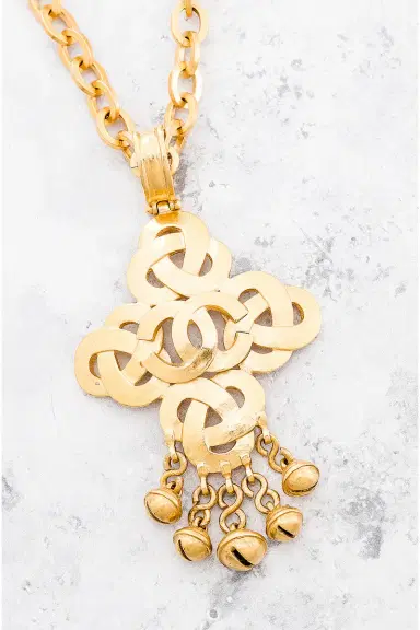 Chanel Chanel 1995 Coco Mark Necklace | Thumbnail 3