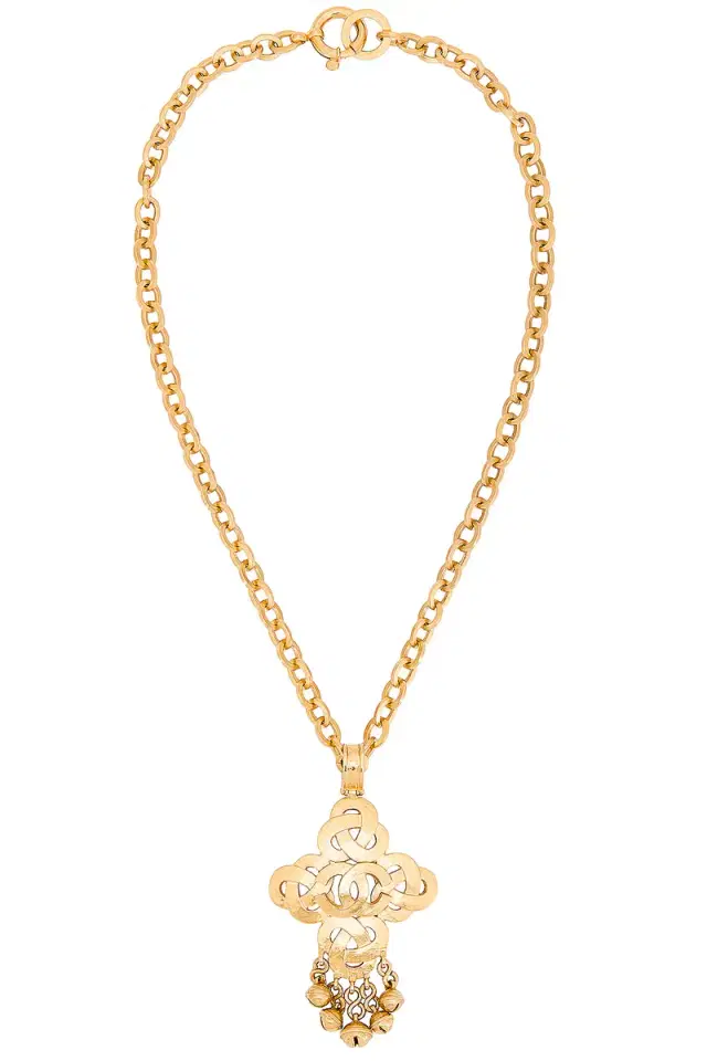 chanel Chanel 1995 Coco Mark Necklace